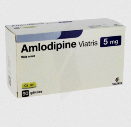 Commander Amlodipine pas cher en ligne - Illustration du comprimé et carte de France
