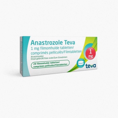 Acheter Anastrozole en ligne - Illustration de comprimés d'Anastrozole
