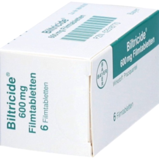 Acheter Biltricide - illustration d'un comprimé de praziquantel