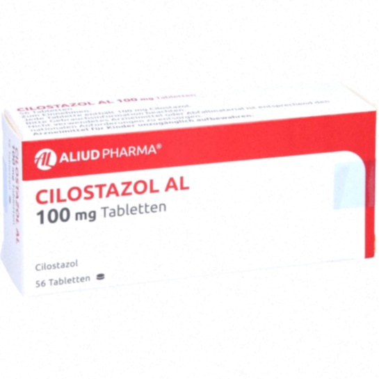 Acheter Cilostazol - Illustration de comprimés et de la silhouette d'une jambe avec claudication