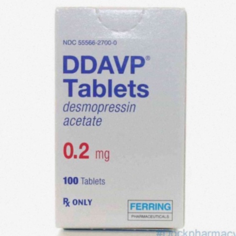 Illustration d'une plaquette de DDAVP