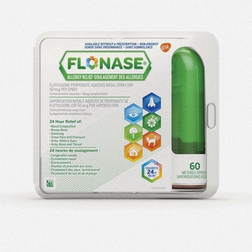 Spray nasal Flonase - Illustration du flacon