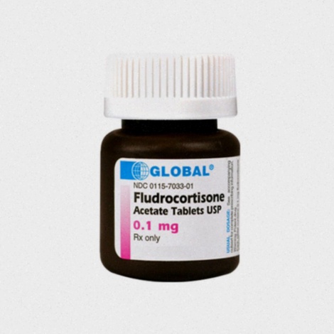 Achat Fludrocortisone - Illustration de comprimés de Fludrocortisone