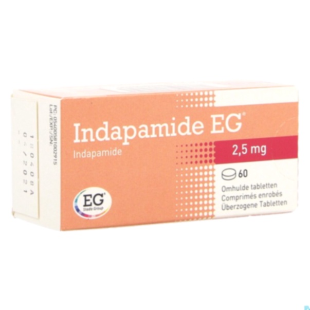 Acheter Indapamide - Comprimés sur fond bleu
