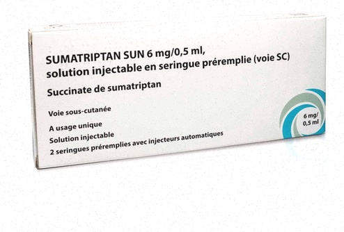 Acheter Sumatriptan - Illustration de médicament contre la migraine