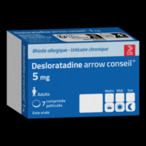 Desloratadine et boîte de comprimés