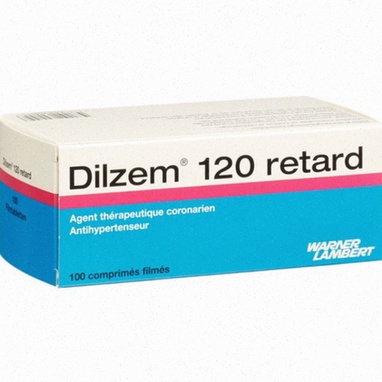 Acheter Diltiazem en ligne - illustration de gélules et carte de France
