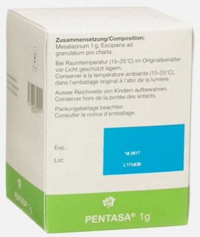 Acheter Pentasa - Illustration de comprimés et de bouclier de sécurité